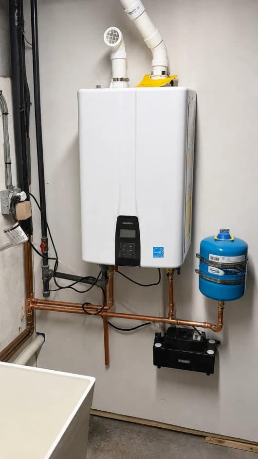 Tankless Water Heater by Home Service Plumbing