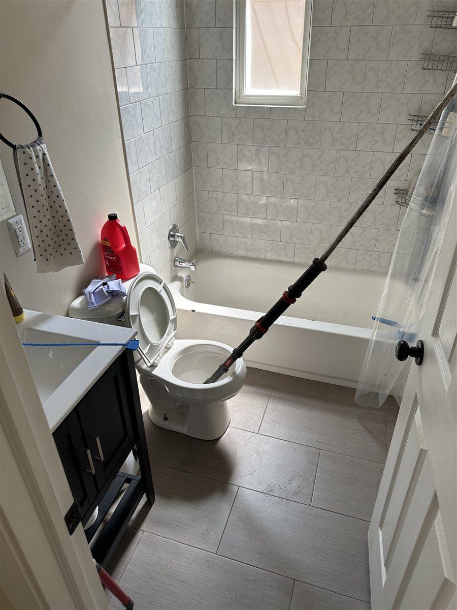 Toilet Drain Clearing by Home Service Plumbing