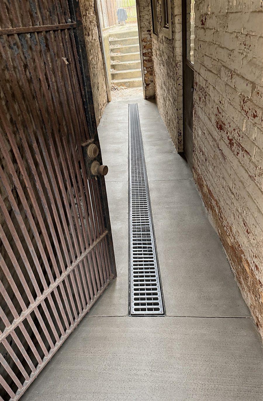 Trench Drain Install by Home Service Plumbing